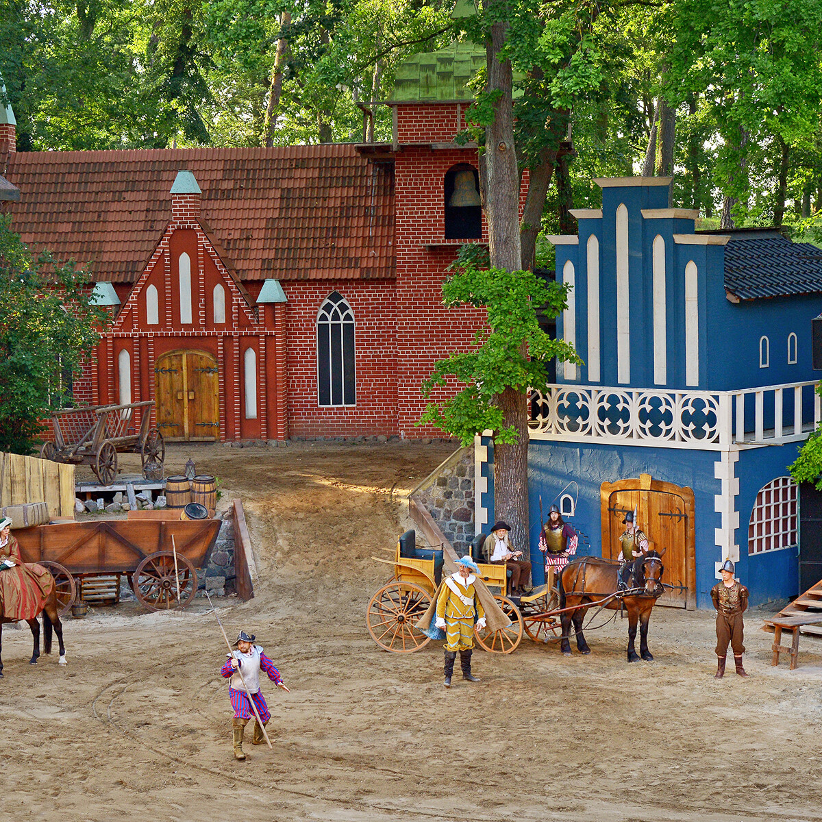 Müritz-Saga Kulisse und Show.