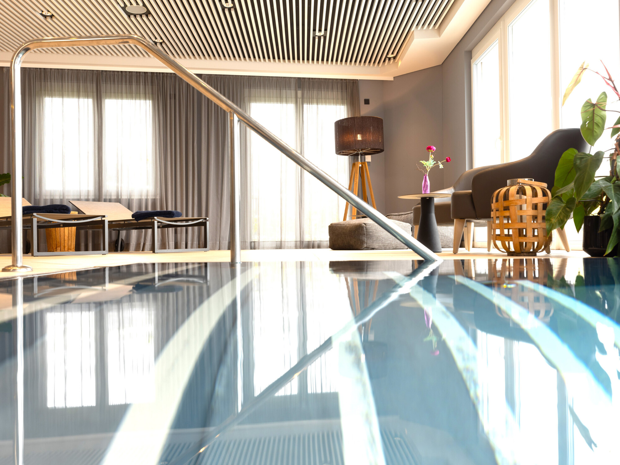 Pooleinstieg im Wellnesshotel in Waren