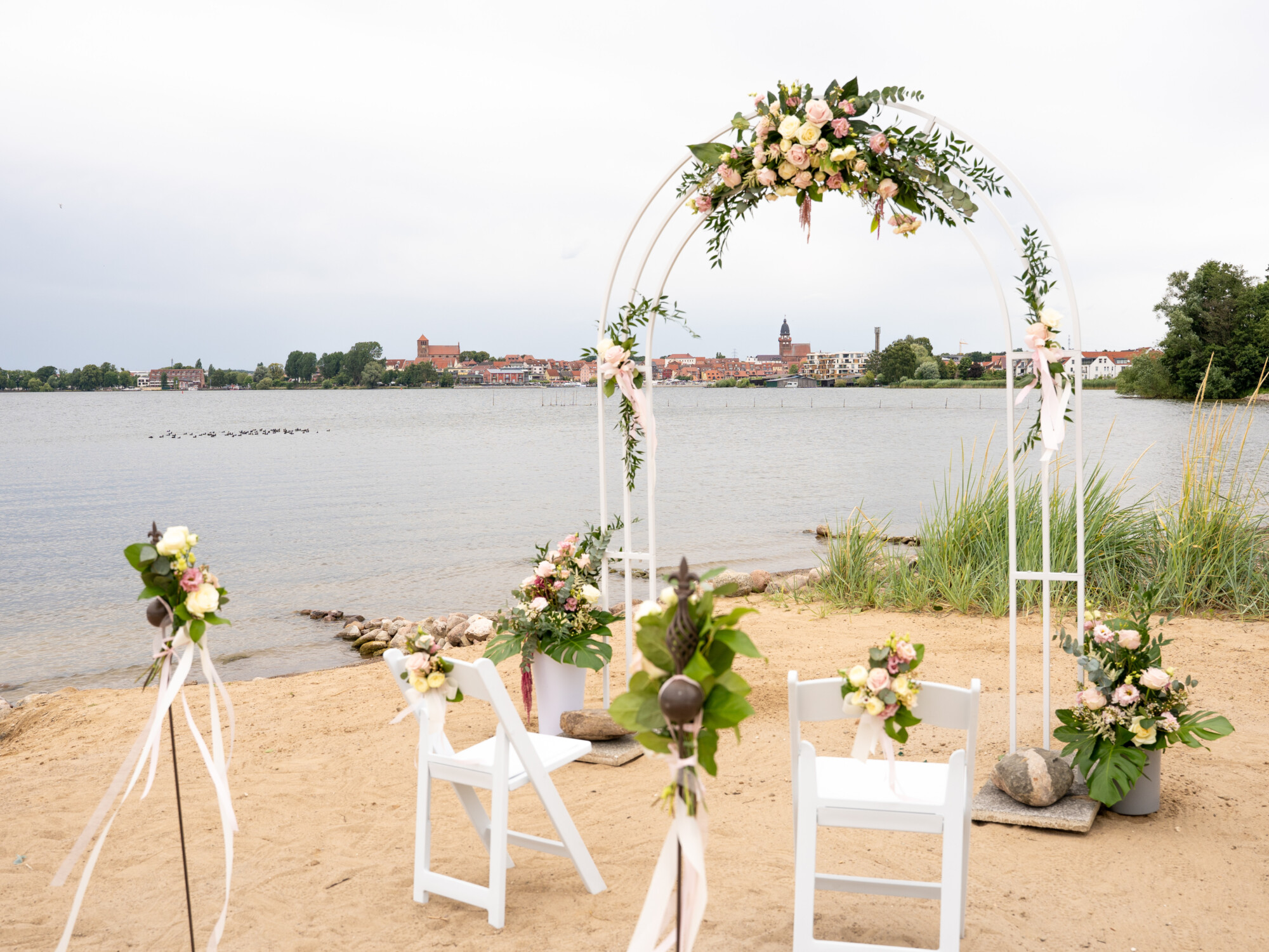 Hochzeitslocation am Strand in Waren Mecklenburg Vorpommern