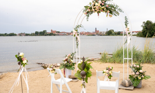 Hochzeitslocation am Strand in Waren Mecklenburg Vorpommern