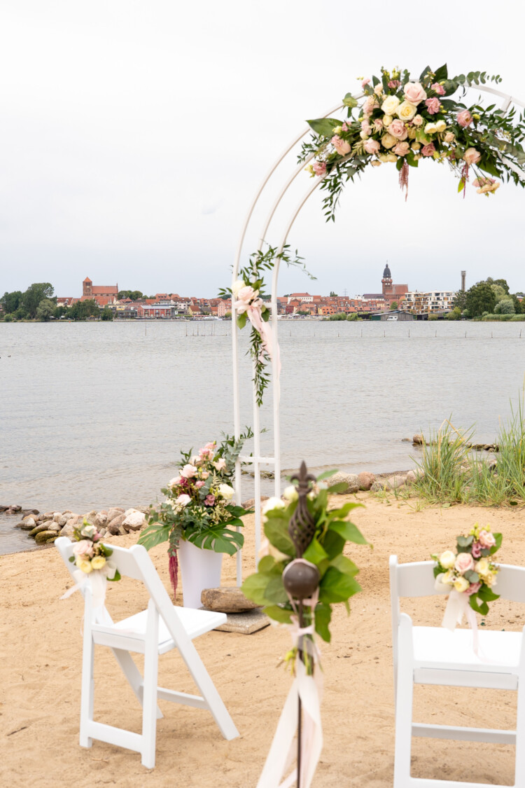Hochzeitslocation am Strand in Waren Mecklenburg Vorpommern