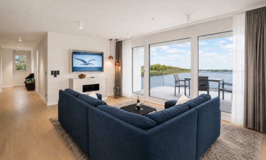 Ferienwohnung mit Blick auf die Müritz